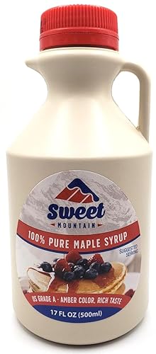Sweet Mountain - 100% Pure Maple Syrup Grade A Amber (17 FL OZ)