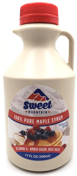 Sweet Mountain - 100% Pure Maple Syrup Grade A Amber (17 FL OZ)
