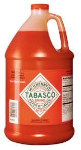 TABASCO Brand Original Red Pepper Hot Sauce, Medium Heat, Bulk Plastic Jug, Classic & Versatile, Three Simple Ingredients, For Large Recipes