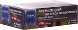 Premium Guard - Nitrile Gloves Heavy Duty 8 Mil Disposable, Powder Free, Black, 50 Gloves per Box (X-Large)