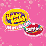 HUBBA BUBBA Minis SKITTLES Flavored Sugar-Free Bubble Gum Packs, Bulk Gum 6-Pack (240 Pieces)