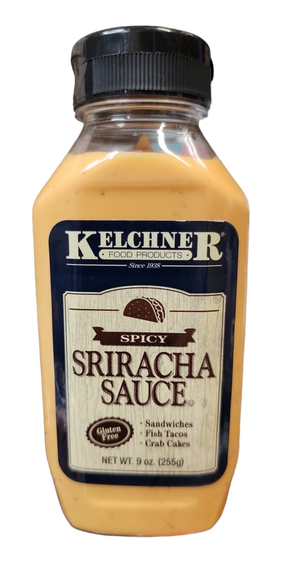 Kelchner's Spicy Sriracha Sauce 9 Ounce Squeeze Bottle