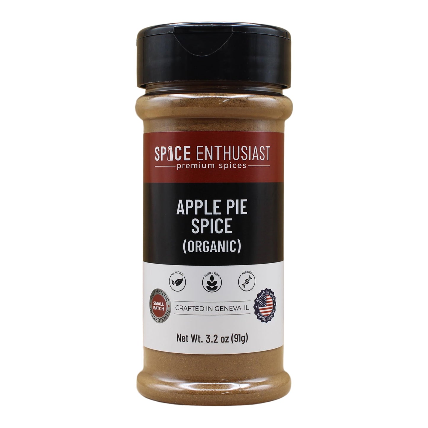 Spice Enthusiast Organic Apple Pie Spice - 3.2 oz