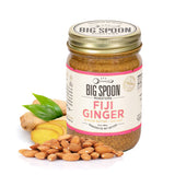 Big Spoon Roasters Fiji Ginger Almond Butter with Sea Salt - Keto Friendly, Low Sugar Almond Butter - Crunchy & Bee-Friendly Almonds - Gourmet, Pure