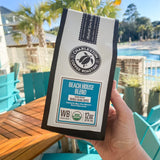 Charleston Coffee Roasters | Specialty Organic Whole Bean Coffee | Hand Picked, Premium Slow Roast (Beach House Blend, Dark Roast) 12 Oz