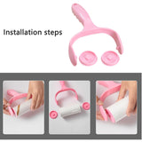 ArrErr 2 Pack Lint Roller Handle Replacement Sticky Roller Holder for Sticky Lint Roller Refills Pet Hair Removal Lint Rollers Cat Lint Remover