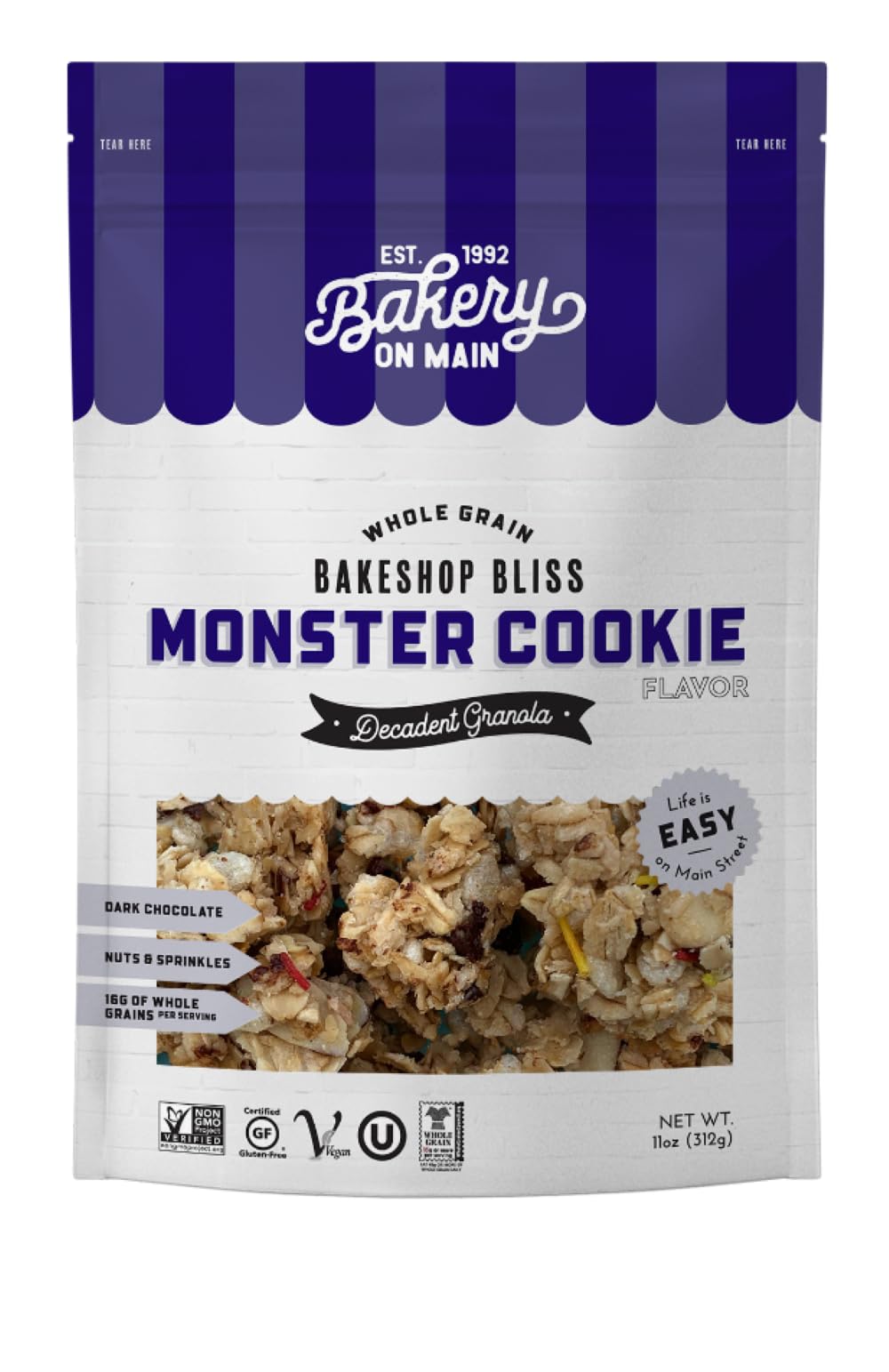 Bakery On Main, Granola Monster Cookie, 11 Ounce