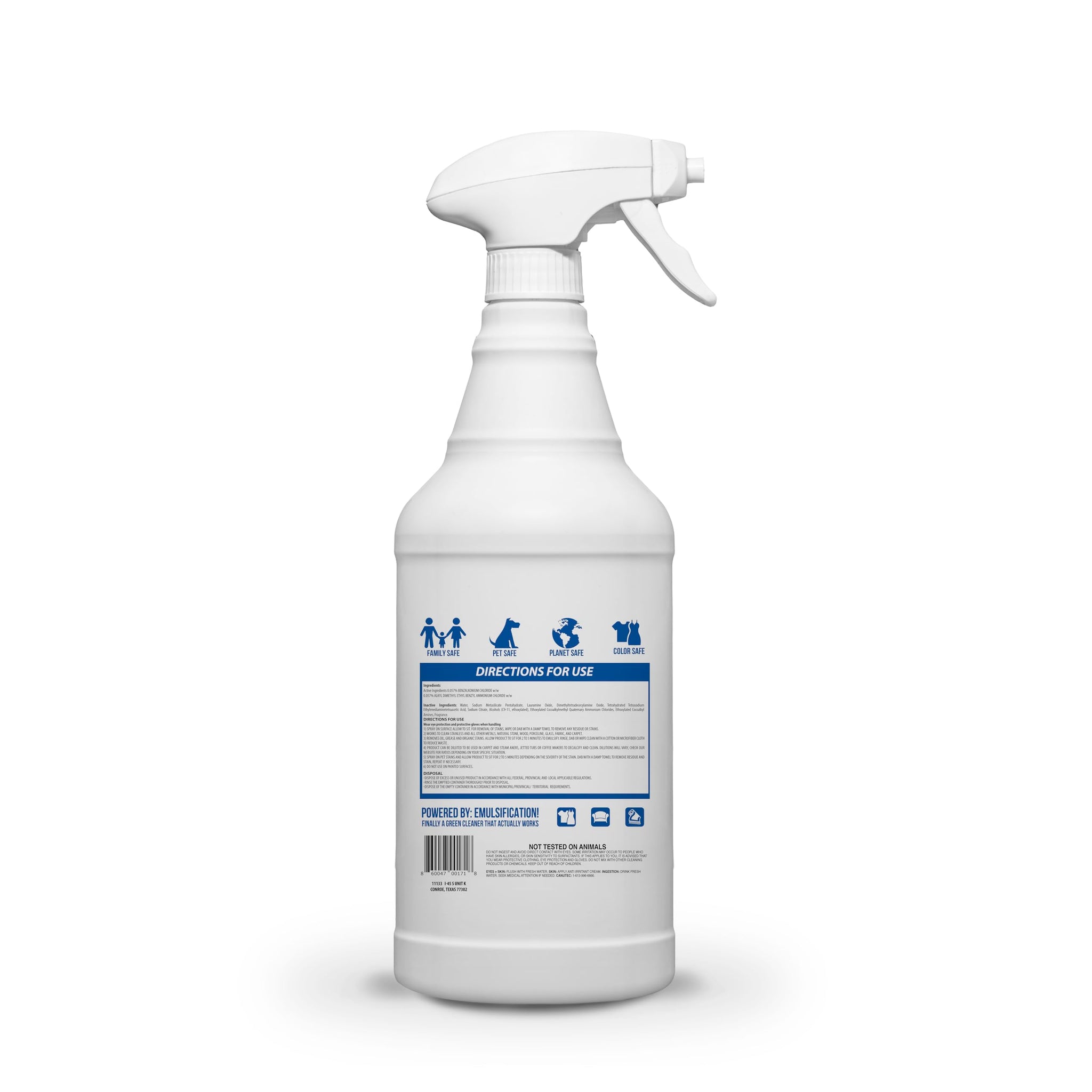 CLEANGO GREENGO Fabric & Carpet - Non-Toxic Upholstery Carpet Spot Cleaner and Stain Remover for Grease Red Wine Blood and Pet Stains. Eco-Friendly 32