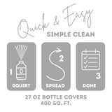 Quick Shine Pure Floor Wax 27oz | A Buffable, Waterproof Finish for Regular and Hardwood Floors | Restore Protect Refresh