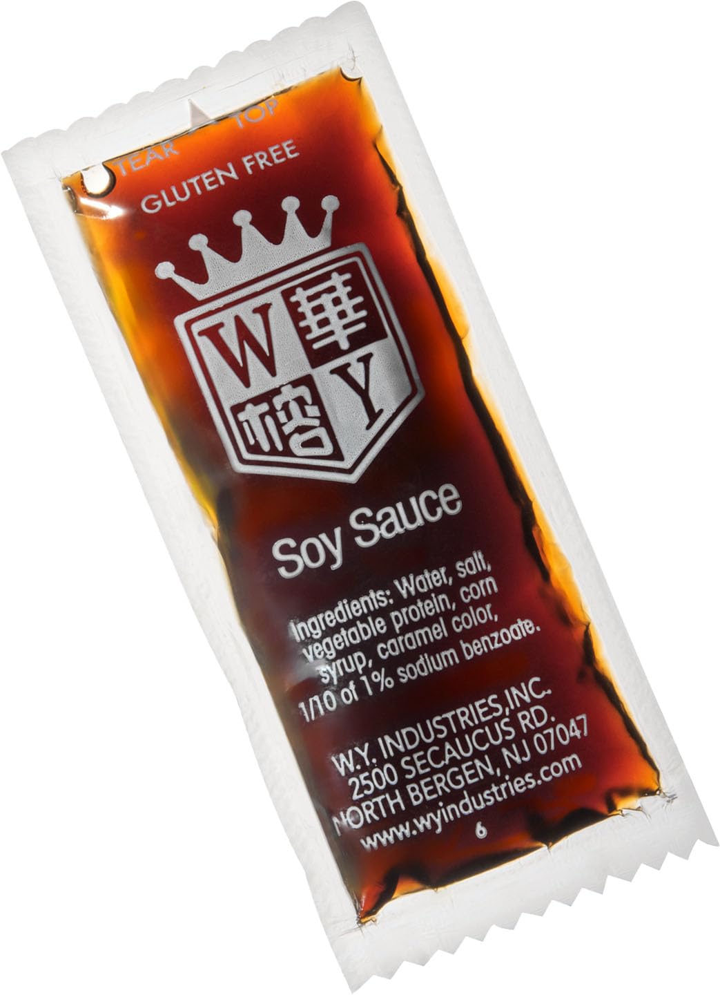 Soy Sauce Single-Serve Condiment Packets (10g Each) Gluten-Free - Ideal for Takeout, Meal Prep, and Travel Traditional Asian Flavor Made in USA (500