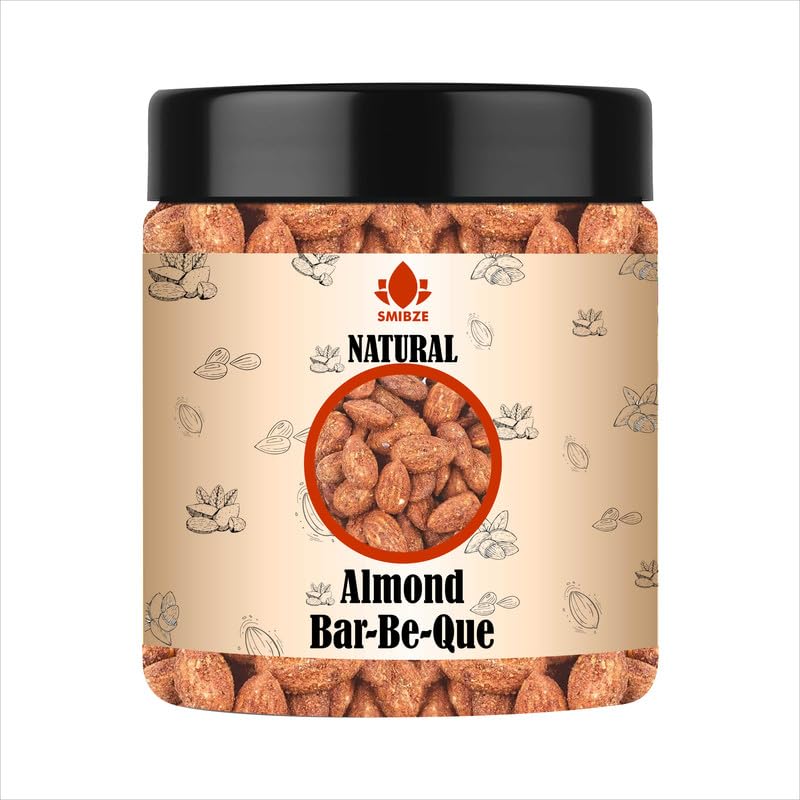 SMIBZE Natural Almond Bar-Be-Que 6 OZ / 170 Gram