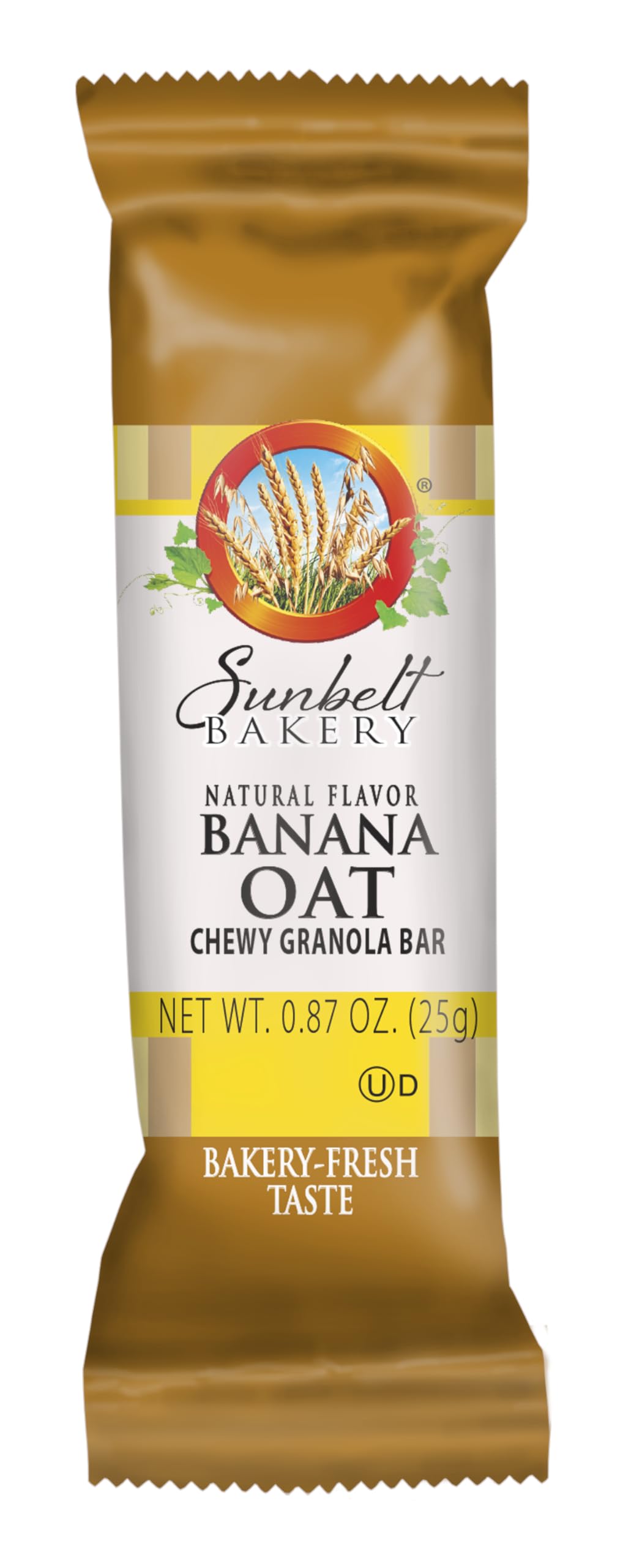 Sunbelt Bakery Banana Oat Chewy Granola Bars, 80-0.9 OZ Bars (8 Boxes)