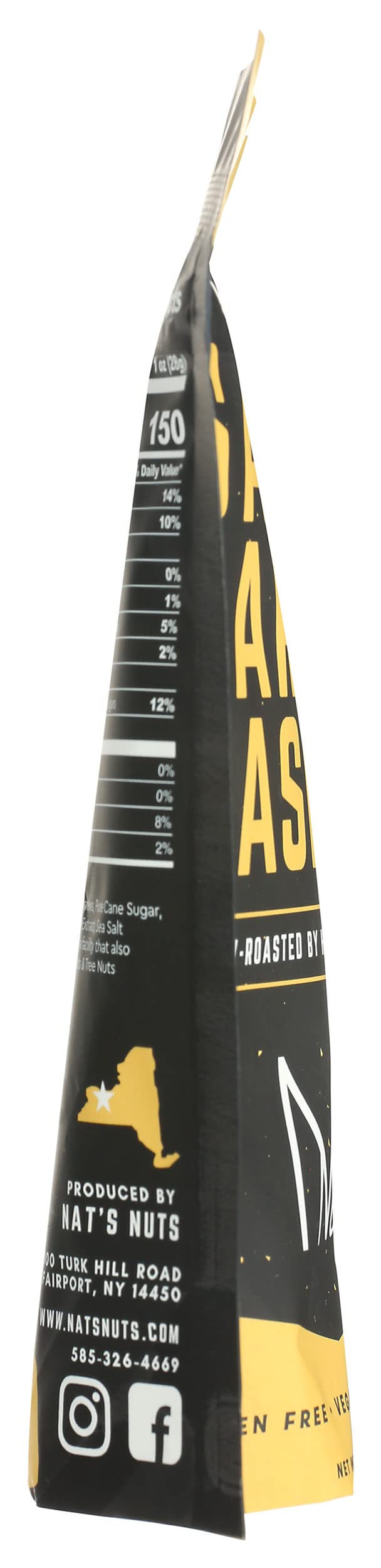 Nat's Nuts, Cashews Salted Caramel, 4 Ounce