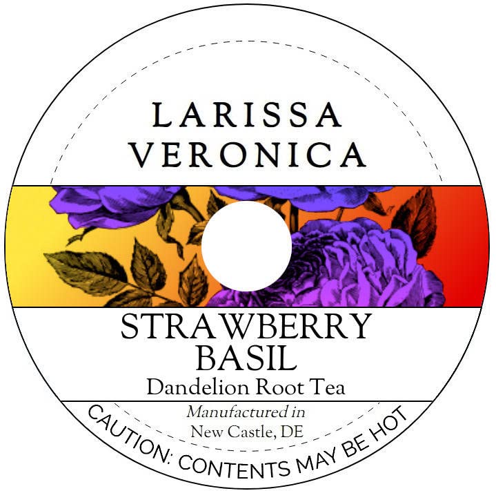 Strawberry Basil Dandelion Root Tea (Single Serve K-Cup Pods) (12 pods, ZIN: 575155) - 2 Pack
