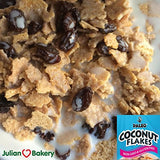 Julian Bakery Paleo Coconut Flakes (Low Carb & Gluten Free) Cereal, 10 Servings