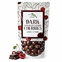 Green Jay Gourmet Dark Chocolate Cherries - Handmade & Fresh Dark Chocolate Covered Cherries from Michigan - Great Gift for Chocolate Lovers - 8 Ounce