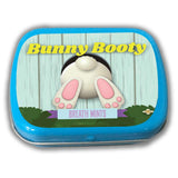 Bunny Booty Breath Mints - Funny Rabbit Butt Design - Novelty Candy Gift for Kids - Hinged Collectible Tin of Sugar-Free Peppermint Candy