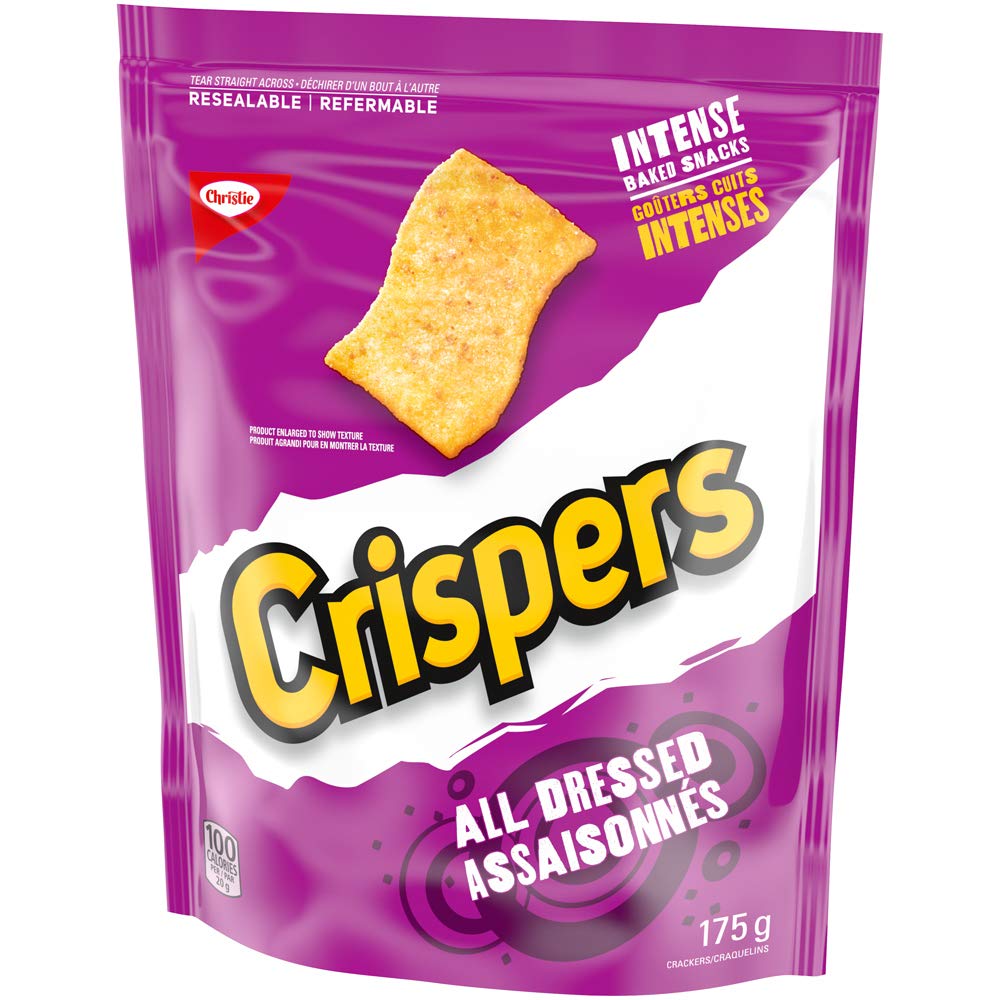 Crispers Christie All Dressed, 175g/6.17 Ounces {Imported from Canada}