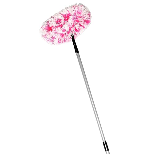 Fuller Brush Fuzzy Fan Duster - Dust & Clean Ceiling Fans, Walls, Woodwork - Polystatic & Microfiber Grabs & Holds Dust, Lint, Cobwebs & Dirt - Fan