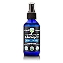 Organic Room & Linen Spray by Herbal Choice Mari (Mountain Mint, 4 Fl Oz Glass Bottle) - No Toxic Synthetic Chemicals