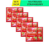 NutriSari Strawberry Instant Drink Powder 10-ct, 110 gram