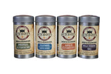 Dutch Oven Variety Spice Gift Pak II 4-pack 5.5 oz Belle Fourche, Homestead, Californio, Santa Fe - All-Natural Seasoning Set for Beef, Pork, Chicken