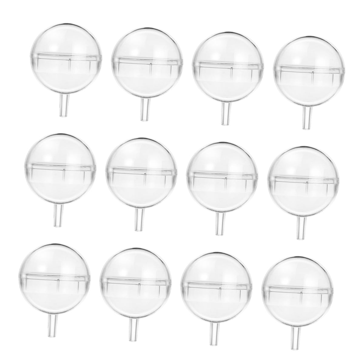SHOWERORO 100pcs Lidded for Valentine's Day Chocolate Bouquet Elegant Flower Holder Design for Candy Bouquets and Gifting Clear Case for Fresh and
