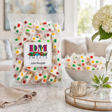 Jube Nougats Chewy Candy | 30 Pieces of Fruity Jelly Nougat Bites | Individually Wrapped Assorted Treats | Soft Colorful Snack Bag