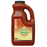 TABASCO Brand Cayenne Garlic Pepper Sauce, Mild Hot Sauce, Bulk Plastic Jug, Smoky & Zesty Blend with Savory Garlic, Perfect for Large Recipes, Great