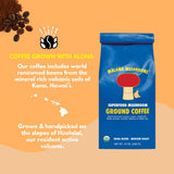 Organic Ground Mushroom Coffee by Malama | 8-Mushroom Superfood Blend with Lion’s Mane, Reishi, Cordyceps for Focus & Immune Support | Low Acid