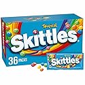 SKITTLES Candy, Tropical Bulk Candy 2.17-Ounce, 36 Packs of Individually Wrapped Candy Bulk Box