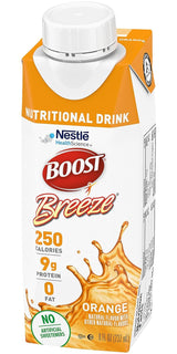 Boost Breeze Nutritional Drink, Ready to Drink Nutrition Beverage, Clear Liquid Nutrition Drink, Fat Free Nutritional Drink, High Protein Nutrition