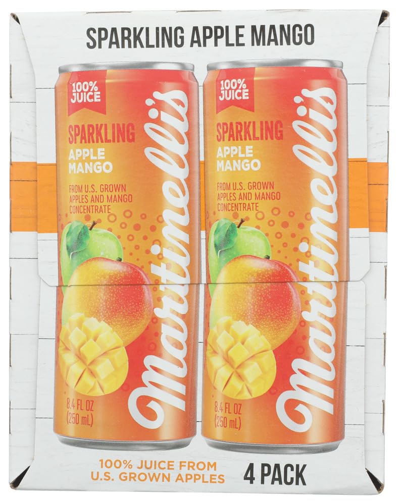 Martinellis Sparkling Apple Mango Juice 4Pk, 8.4 Fz