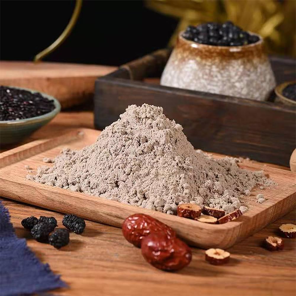 SIJIYUNLI-Red Date Walnut Black Sesame Paste 500g/17.63oz breakfast Quick brewing
