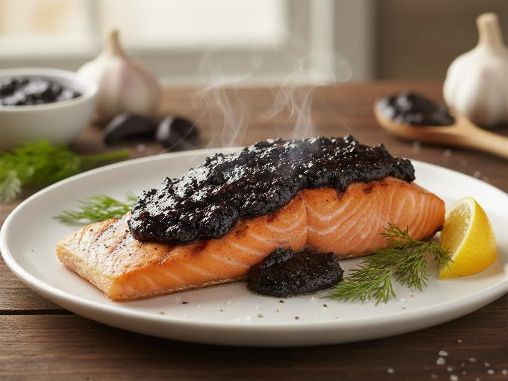 100% American Grown & Made - Wild River Black Garlic - Premium Black Garlic Puree - Bulk Size (4.4 lb / 9 lb) - Naturally Aged Gilroy California
