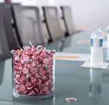 Milk chocolate in pink foil 2 lbs bag (32 oz Approx 200 Pieces) best way to treat yourself and friends 2 Pound