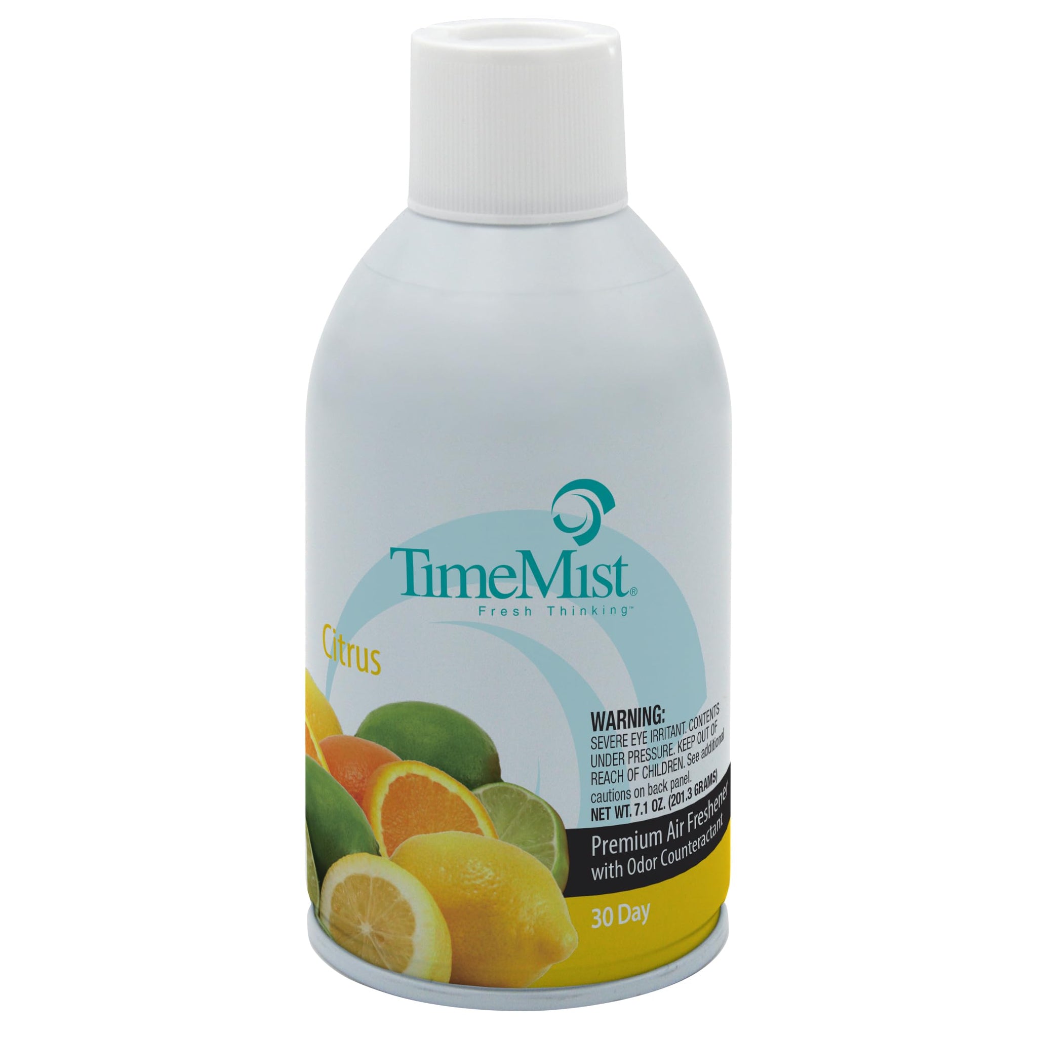 TimeMist Premium Metered Air Freshener Refills - Citrus Scent - 7.1 oz (Case of 12) 1042781 - Lasts Up To 30 Days and Neutralizes Tough Unwanted Odors