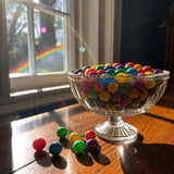 Dubble Bubble Gumball Machine Refill - More than 3 Pounds of Bulk Bubblegum Balls - .5 Inch Assorted Gumballs for Small Mini Candy Dispenser - 53