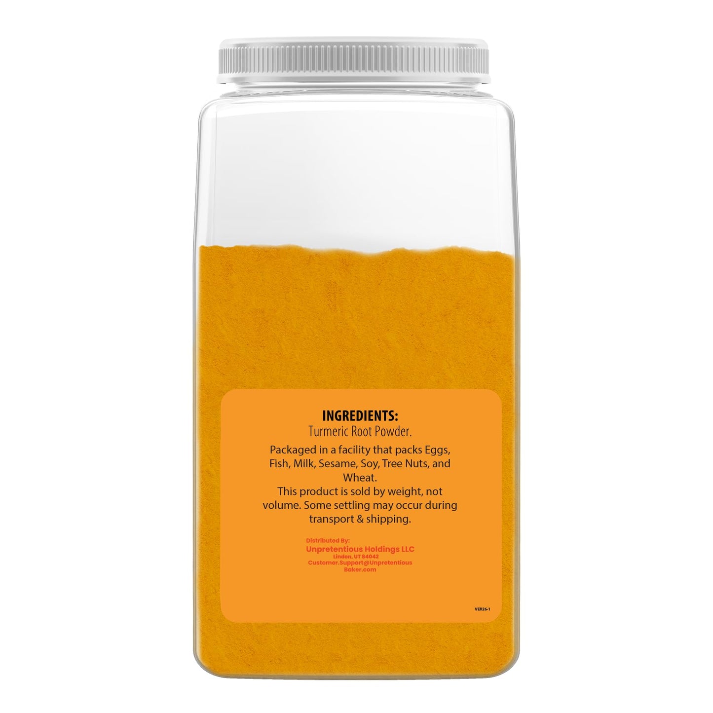 Unpretentious Turmeric Powder 5 lb, Natural, Non-GMO, Curry Powder Spice