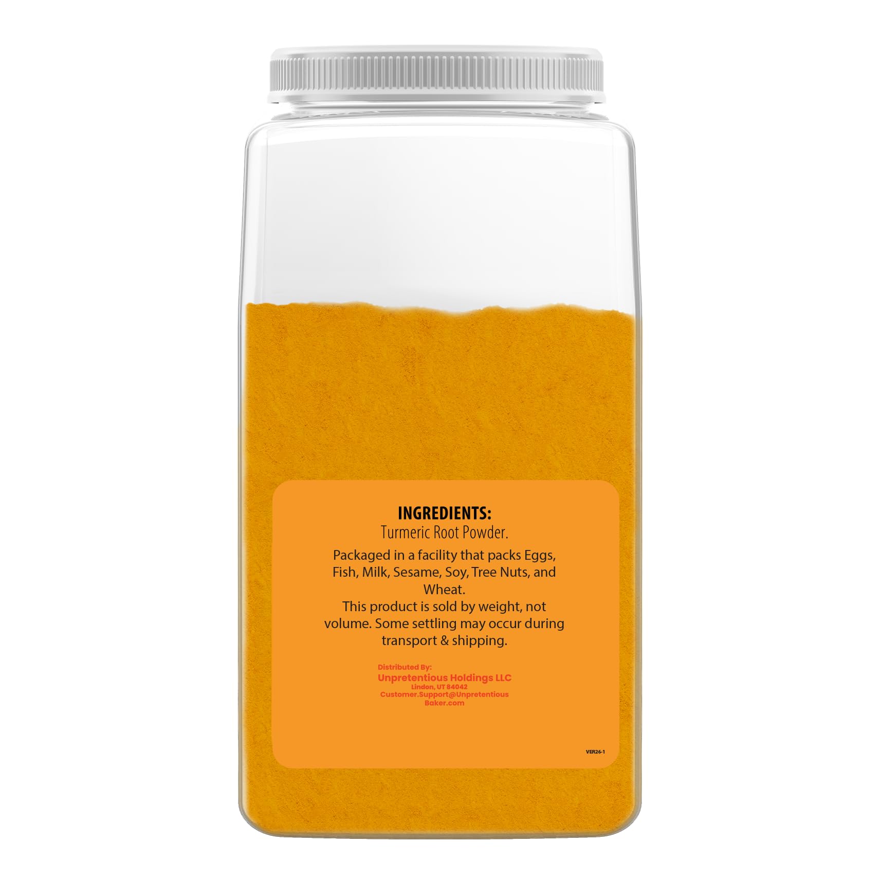 Unpretentious Turmeric Powder 5 lb, Natural, Non-GMO, Curry Powder Spice
