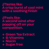 RESPAWN BY RAZER, Recharge Gum with B Vitamins and Green Tea Extract, Sugar-Free, Cool Mint, 10 Pack Bulk Box for Gaming, Freshening Breath and More