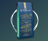 Thank God for Coffee - Coffee For Your Whiskey, Medium Roast Ground Coffee, Dark Chocolate & Roasted Nut Notes, Latin American & African Arabica