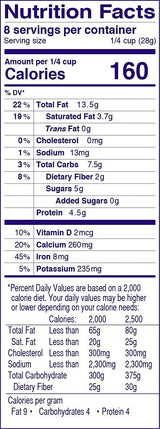 McCabe's Paleo Granola | Naturally Sweetened, All Natural, Non GMO, Gluten Free, Keto (Cran Bedrock Berries - 8 oz)