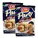 Gastone Lago Party Wafers Chocolate Cream Filling 8.82 oz, 250g (Pack of 2)
