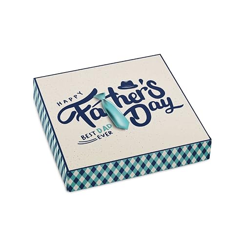 Sugar Free Happy Father's Day Assorted Chocolate Gift box - made by Diabetic Candy and friendly perfect for Dad on Father's Day