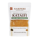 Narperi Gourmet Kataifi Shredded Filo Dough, 1 lb Crispy Kataifi Pastry, Vegan Ready-to-Eat, Traditional Middle Eastern & Turkish Dessert, Perfect
