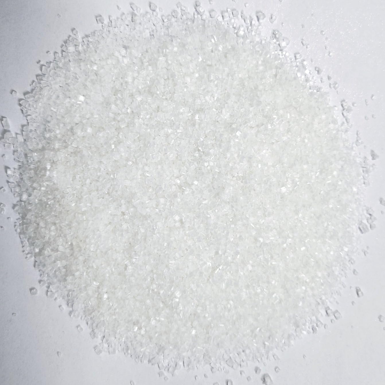 HeDeon&Rles Edible White Sanding Sugar Crystals for Baking 120g/4.23oz Sparkling Sugar Crystals Cake Cupcake Pancake Ice Cream Top Birthday Wedding
