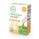 Aiya Matcha+ Awake™ - Lime Flavored Matcha Energy Drink Mix - 140mg Caffeine per Packet - Premium Japanese Matcha Green Tea Powder - On-the-Go Energy