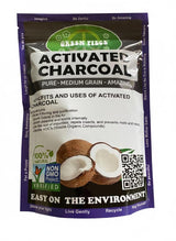 Green Piece® Activated Charcoal Pure - Medium Grain Air Purifying Bag - Kid/Pet Friendly Air/Water Fresheners - Odor Absorber - Resealable Bag - SUPER