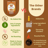 Crazy Go Nuts Walnuts Maple - Glazed Walnuts, Healthy Snacks, Vegan, Low Carb, Gluten Free, Superfood - Natural, Non-GMO, ALA, Omega 3 Fatty Acids